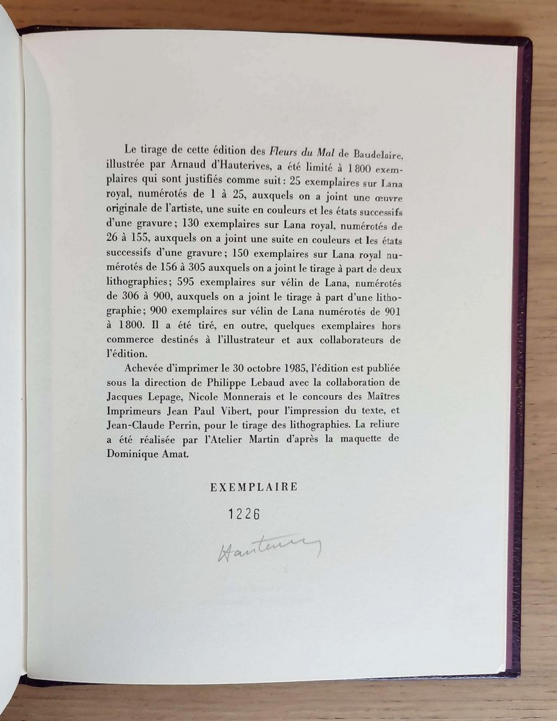 Les fleurs du mal