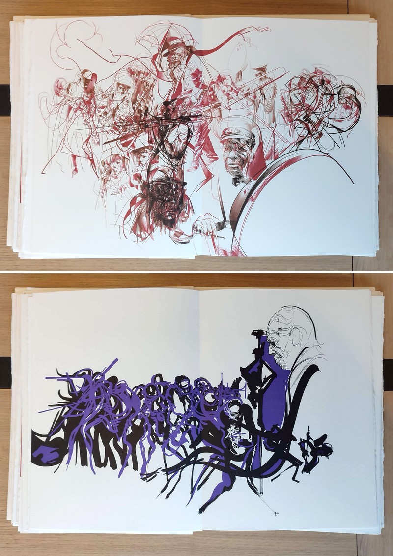 Jazz. Illustré par Raymond Moretti, Poème de Claude Nougaro, texte de Frank Ténot et la collaboration de Michel Legrand et Daniel Filipacchi