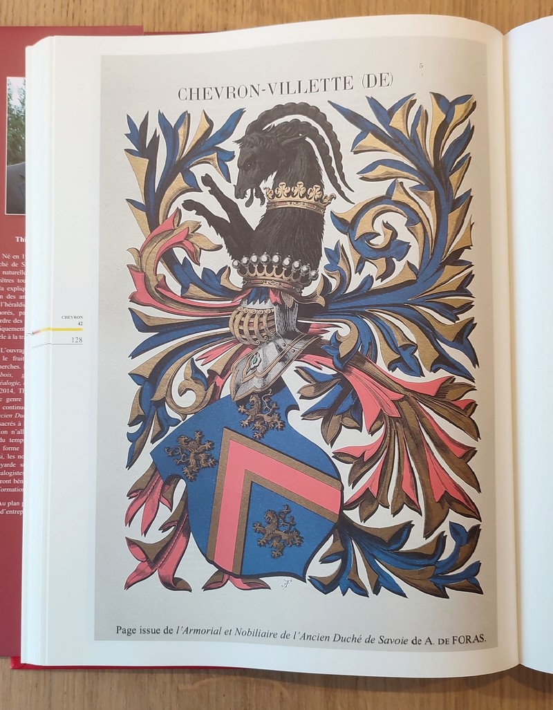 Armorial et Nobiliaire de l'ancien Duché de Savoie ou état de la noblesse savoyarde subsistante. Second volume. (Suite de l'Armorial et Nobiliaire de l'Ancien Duché de Savoie par le Comte Amédée de Foras)