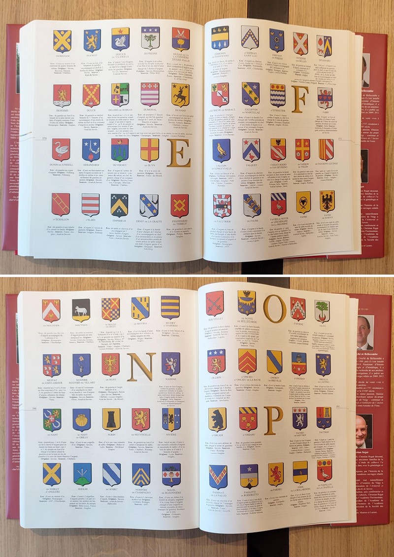 Armorial et Nobiliaire de l'ancien Duché de Savoie ou état de la noblesse savoyarde subsistante. Second volume. (Suite de l'Armorial et Nobiliaire de l'Ancien Duché de Savoie par le Comte Amédée de Foras)