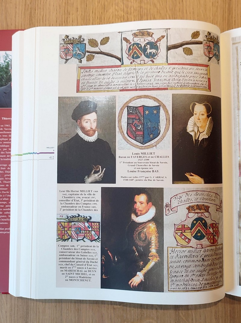 Armorial et Nobiliaire de l'ancien Duché de Savoie ou état de la noblesse savoyarde subsistante. Second volume. (Suite de l'Armorial et Nobiliaire de l'Ancien Duché de Savoie par le Comte Amédée de Foras)
