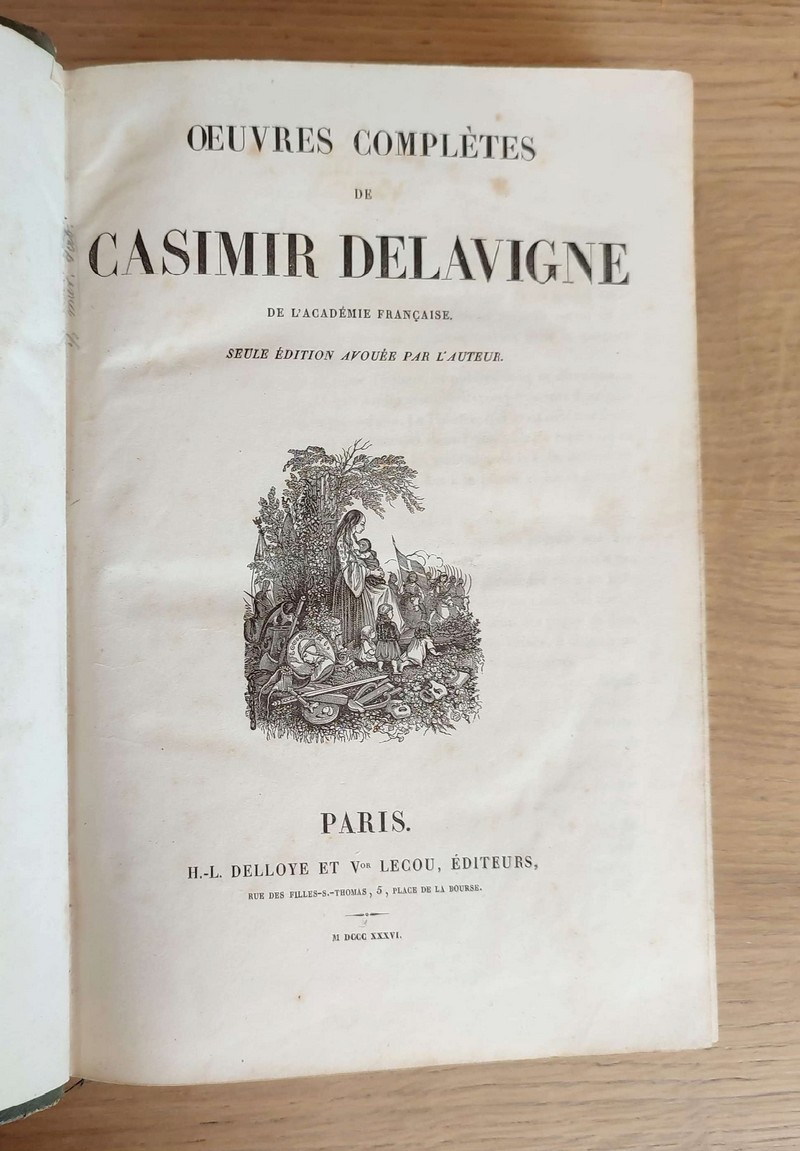 Oeuvres complètes de Casimir Delavigne
