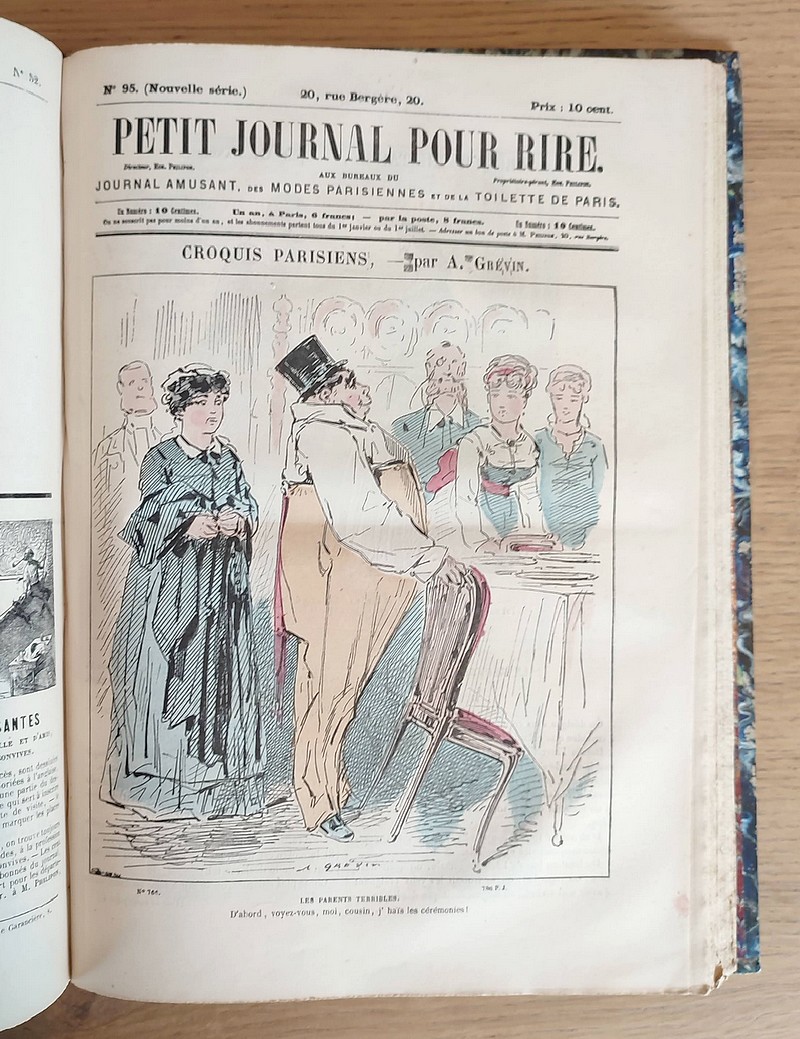 Petit journal pour rire. Journal amusant, des modes parisiennes et de la toilette de Paris
