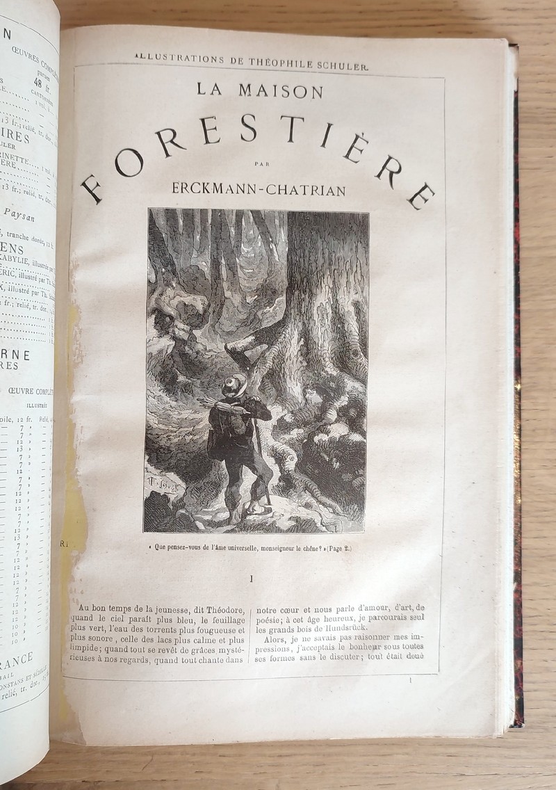 Contes et romans populaires : L'ami Fritz - La maison forestière - Hugues-le-loup - Confidences d'un joueur de clarinette