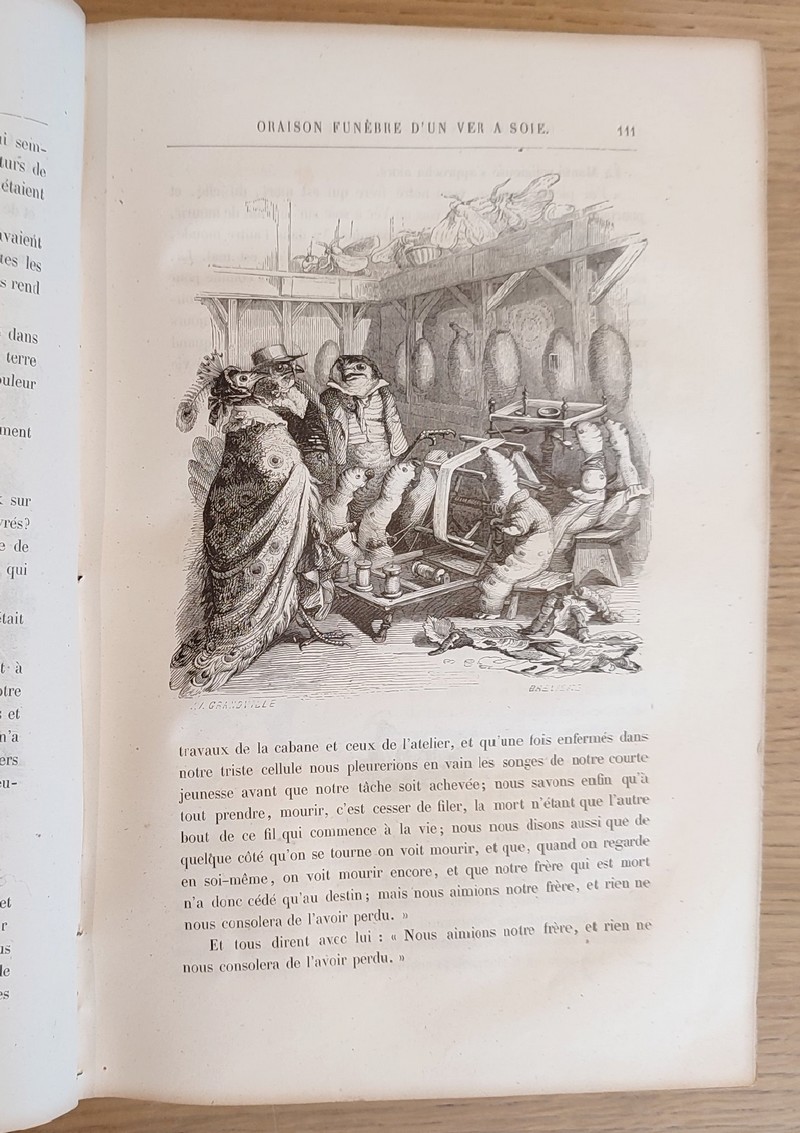 Vie privée et publique des Animaux. Relié avec Le renard par Goethe