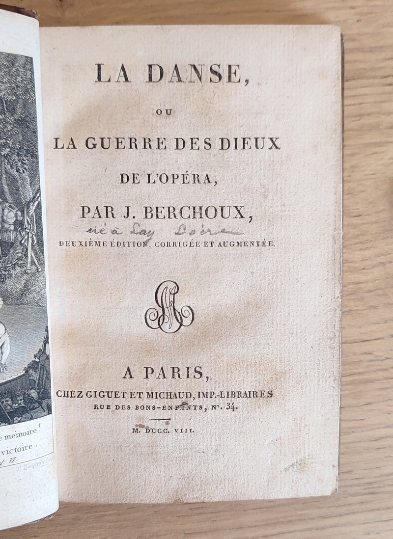 La danse ou la guerre des Dieux de l'Opéra