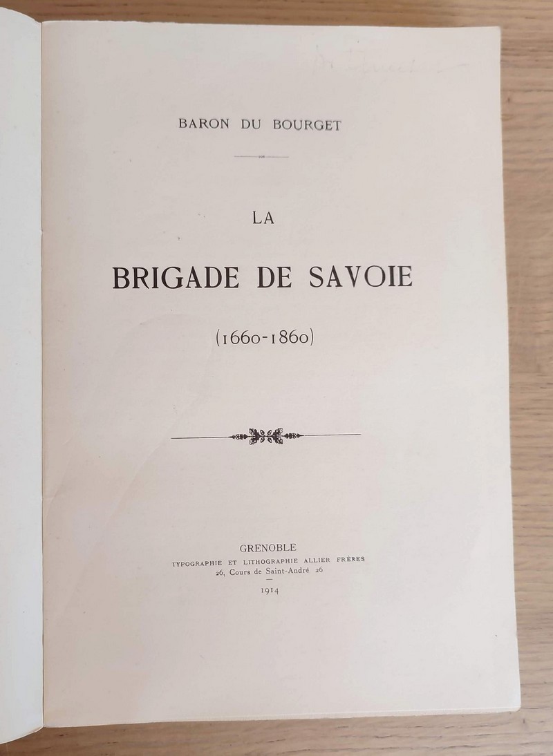 La Brigade de Savoie (1660 - 1860)
