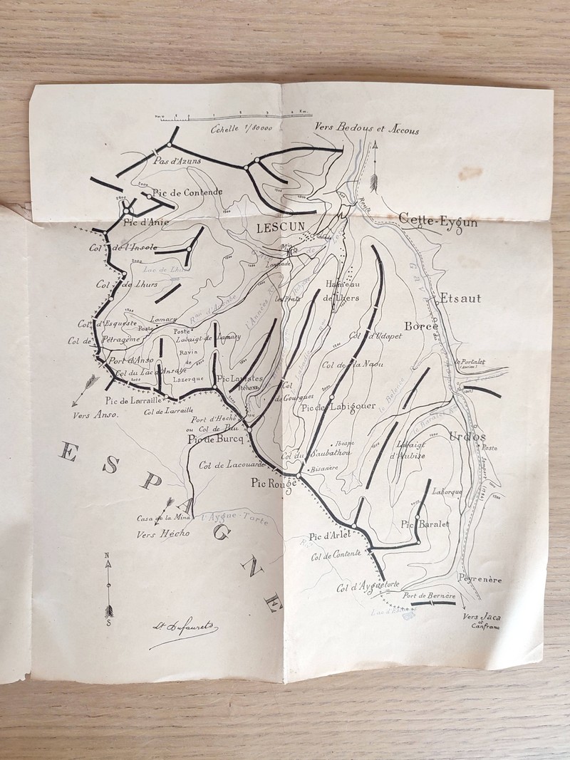 La guerre en vallée d'Aspe et la bataille de Lescun