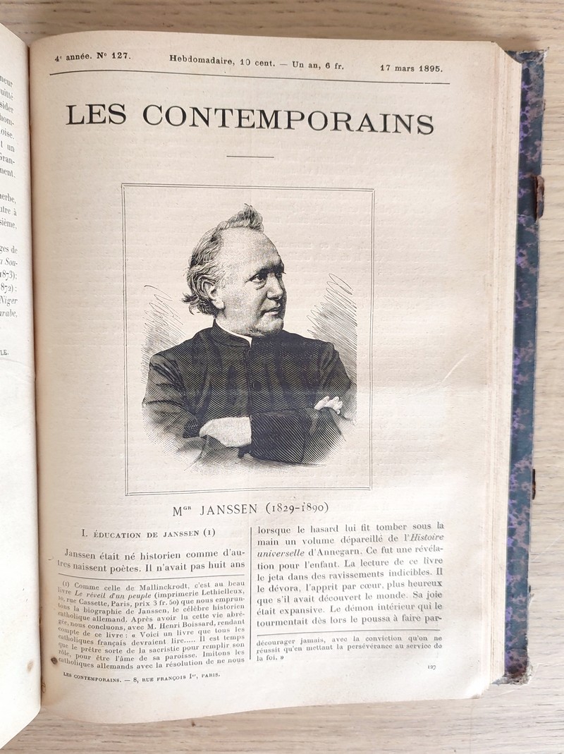 Les contemporains. Du numéro 105 du 14 octobre 1894 au numéro 157 du 13 octobre 1895