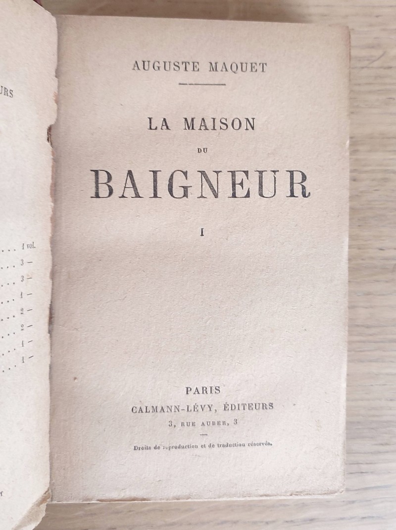 La maison du baigneur (2 volumes)