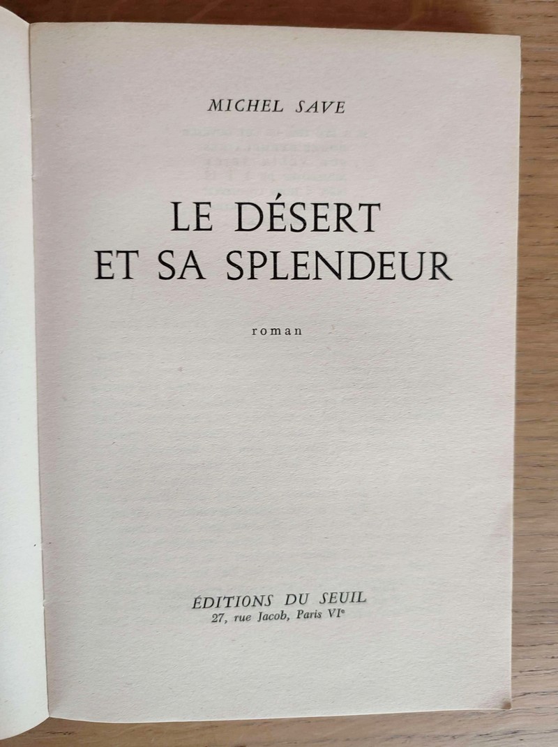 Le désert et sa splendeur