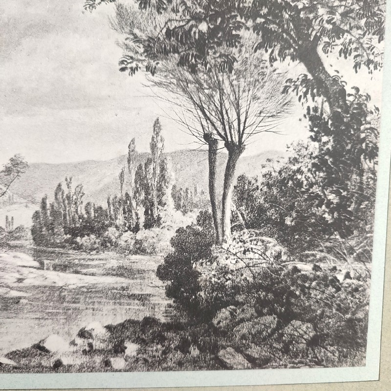 Le Sierroz, vue prise du Pont Rouge. Aix-les-Bains