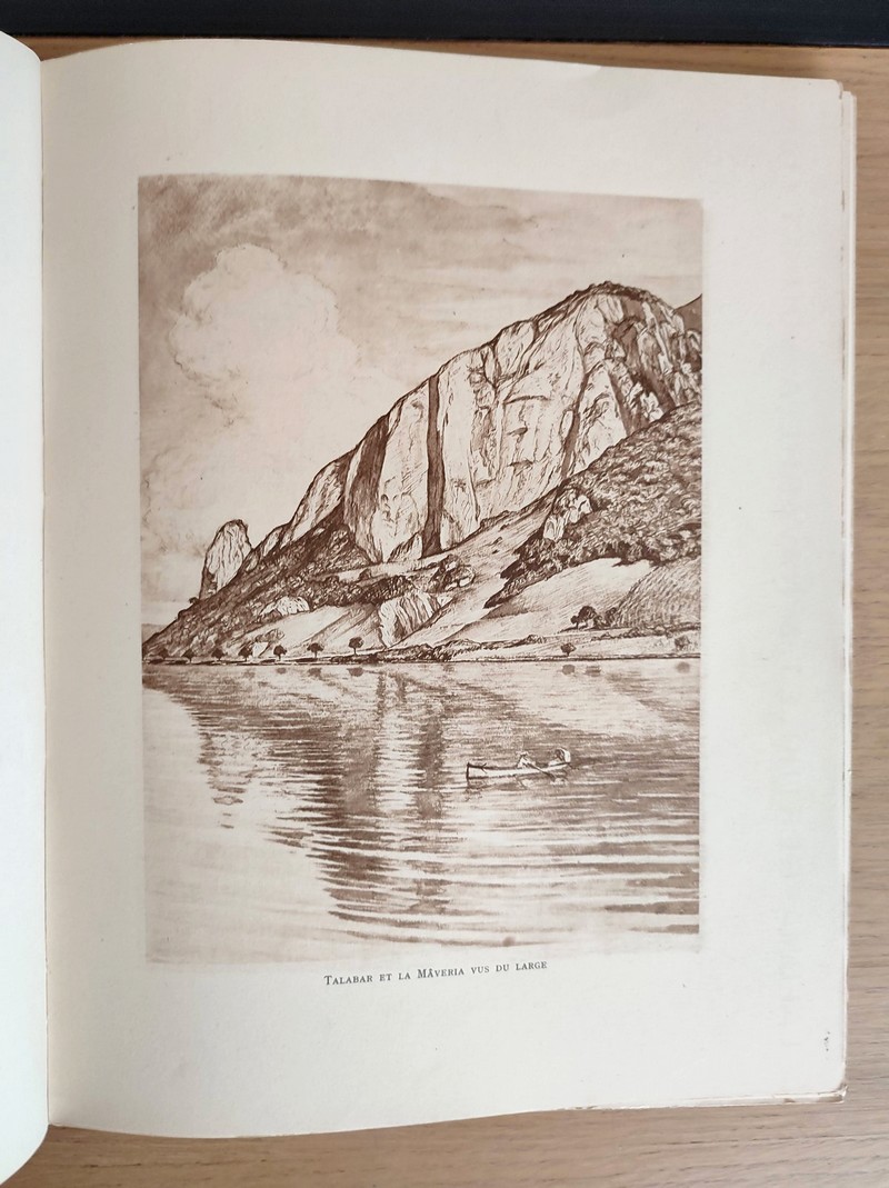 Au lac d'Annecy. Aquarelles, dessin au brou de noix et texte de André-Charles Coppier