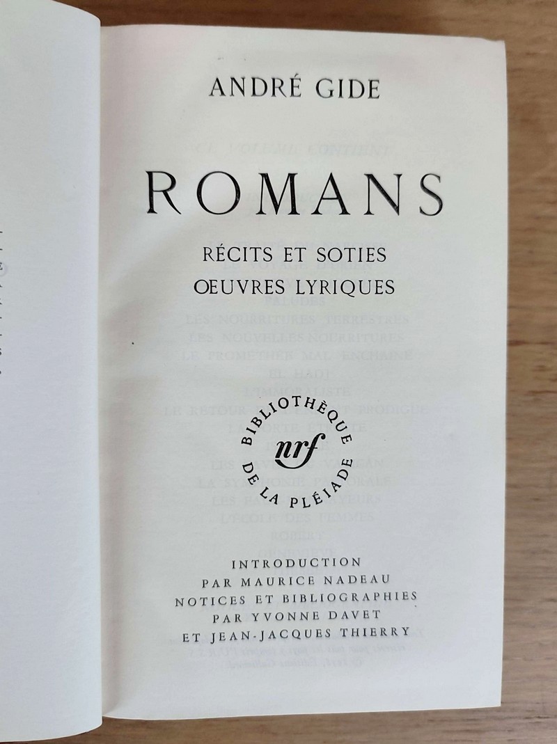 Romans, Récits et soties, œuvres lyriques