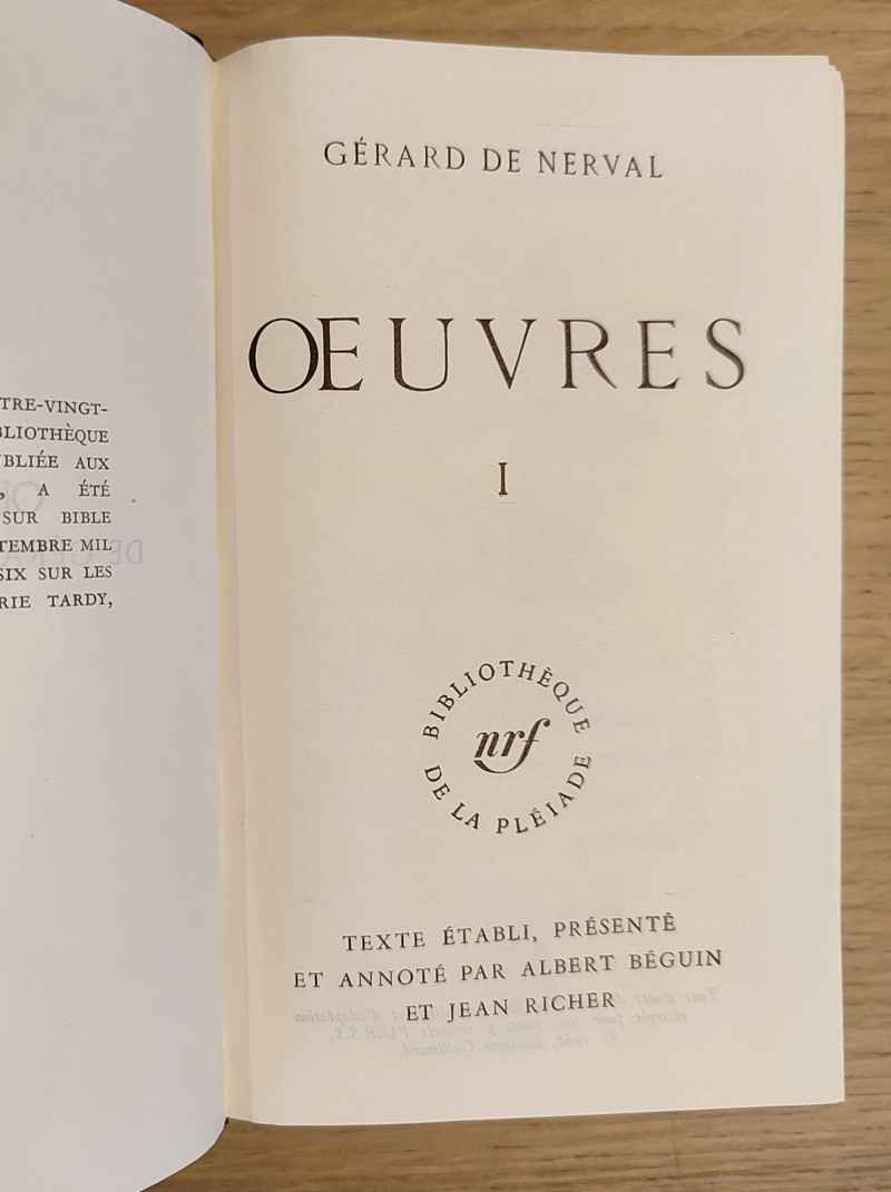 Oeuvres (en deux volumes)
