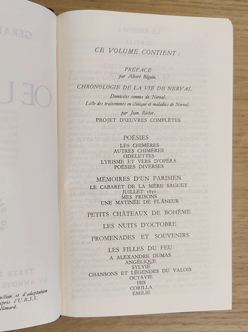 Oeuvres (en deux volumes)