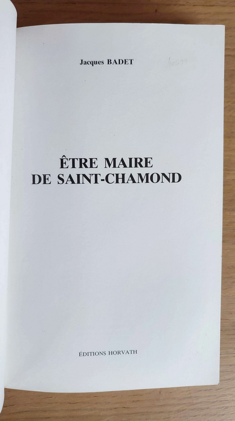 Être Maire de Saint-Chamond