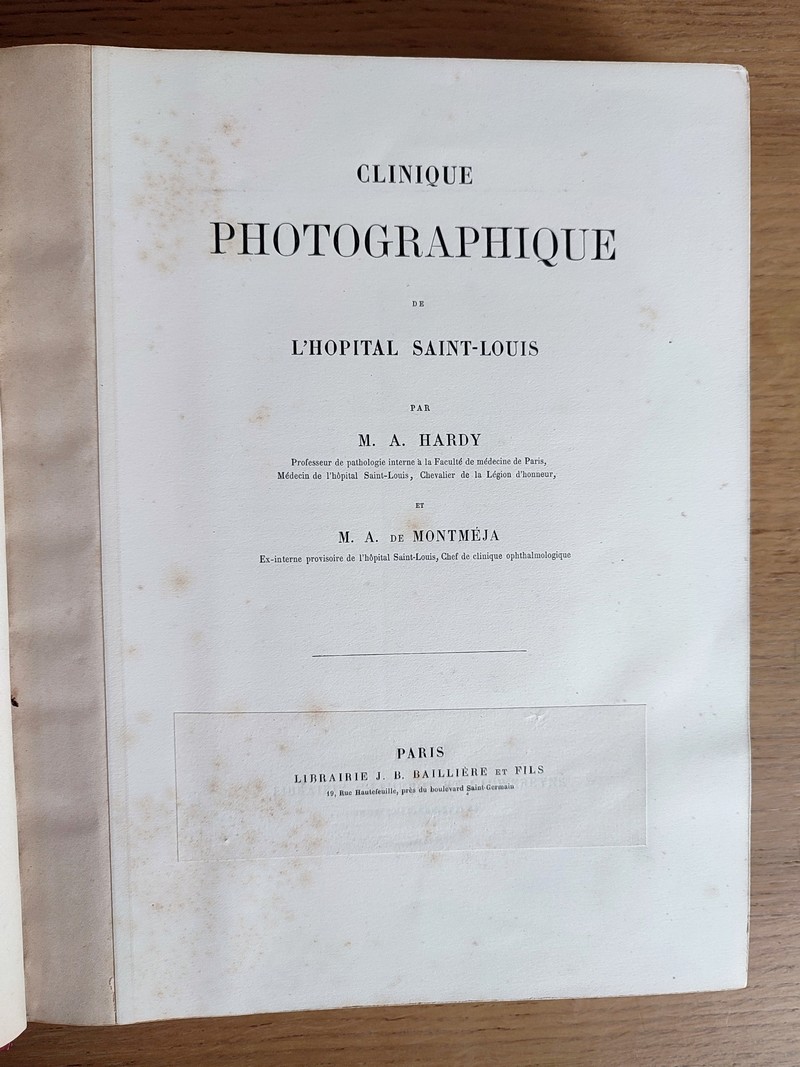 Clinique photographique de l'Hôpital Saint-Louis