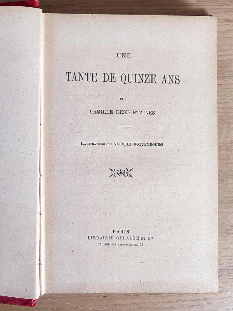 Une tante de quinze ans