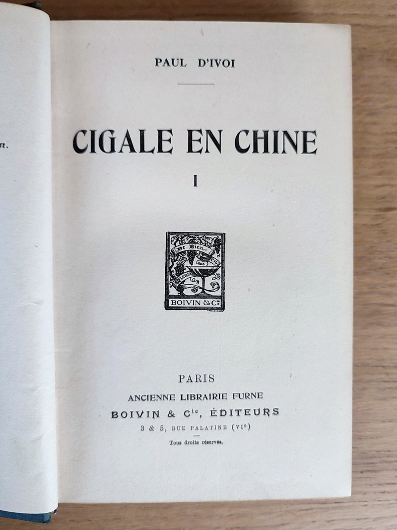Cigale en Chine. Tome I : La Princesse Roseau-Fleuri