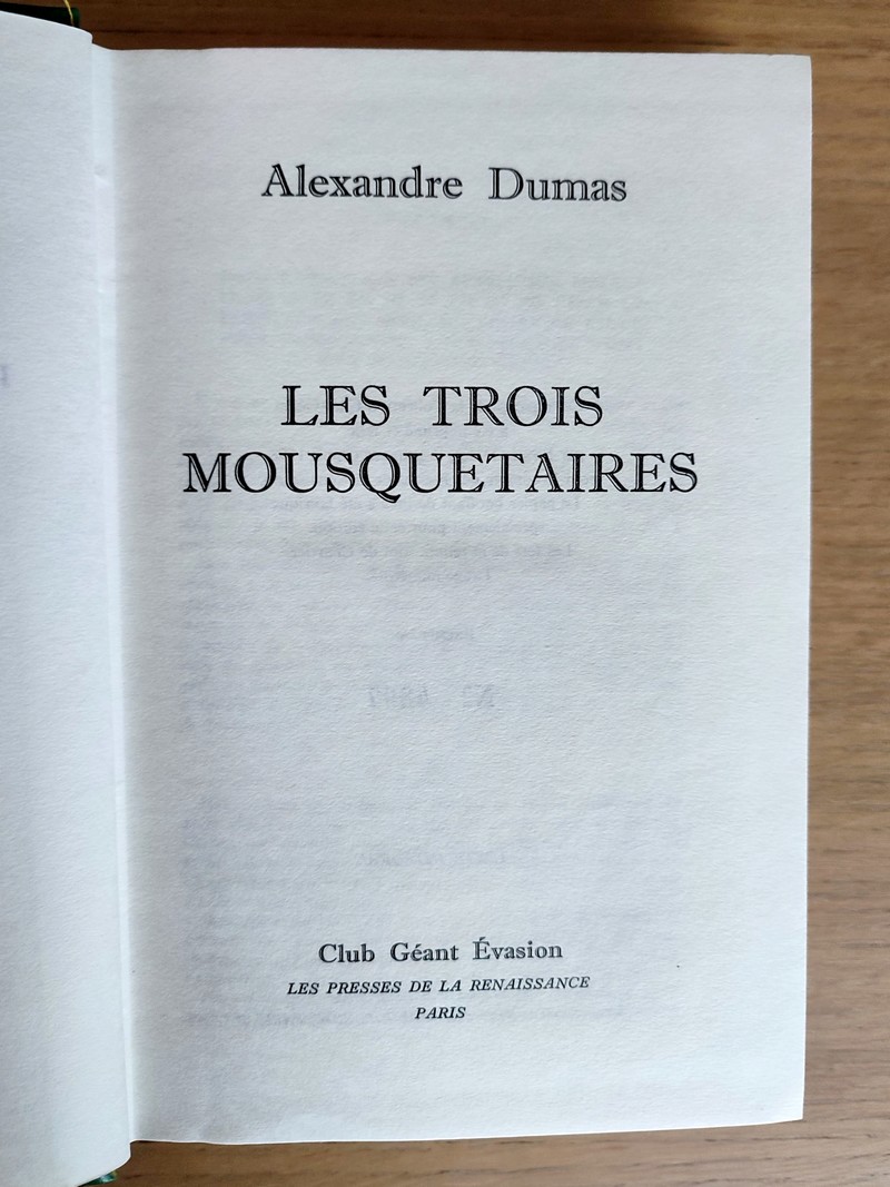 Les trois mousquetaires