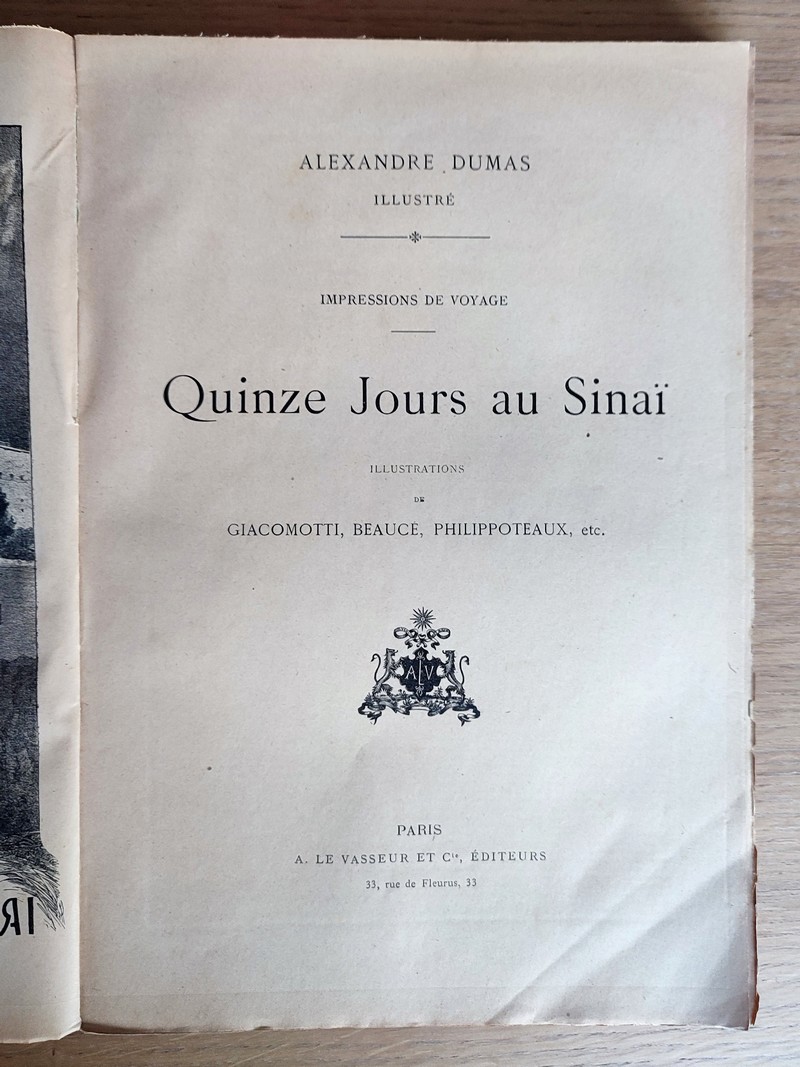 Quinze jours au Sinaï - L'Arabie heureuse - La vie au désert