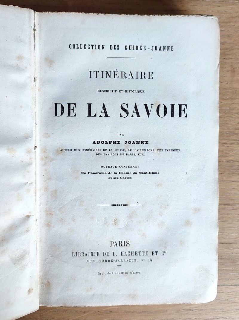 Itinéraire descriptif et historique de la Savoie