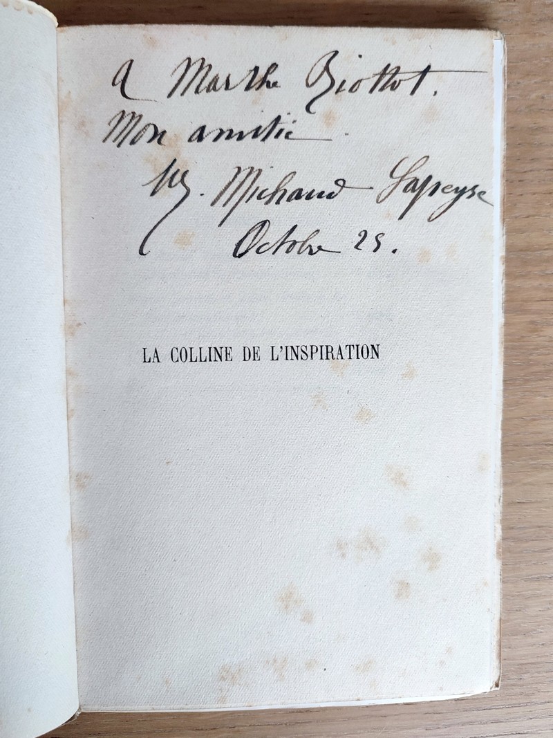Lamartine à Aix les Bains. La colline de l'inspiration