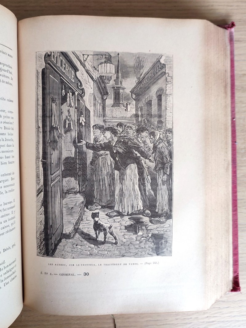 Germinal (2 volumes), L'oeuvre (1 volume). Tome 7 des oeuvres complètes illustrées, Ne varietur, les Rougon-Macquart