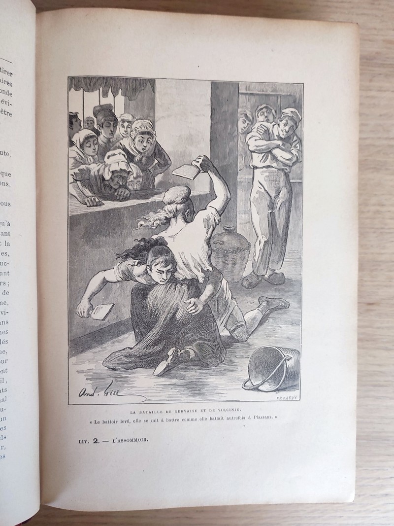L'assommoir (2 volumes), Une page d'amour (1 volume). Tome 4 des oeuvres complètes illustrées, Ne varietur, Les Rougon-Macquart