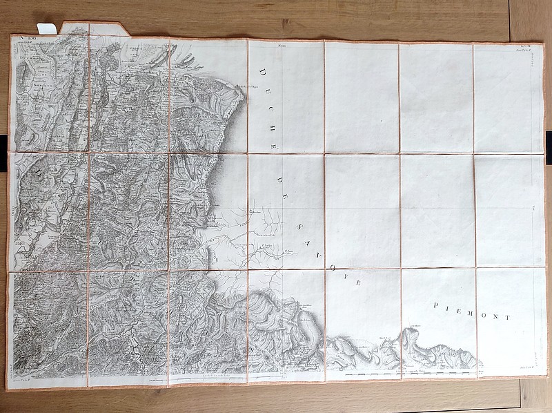Carte de l'Académie dite de Cassini N° 150 Fort Barreaux