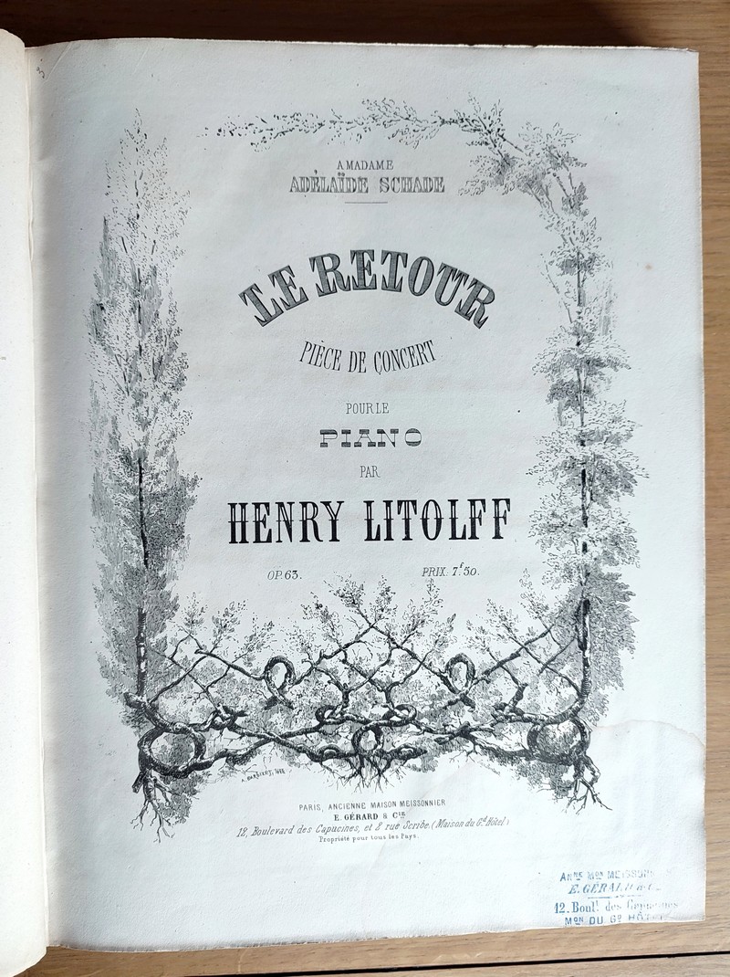 Oeuvres pour piano (recueil de partitions)