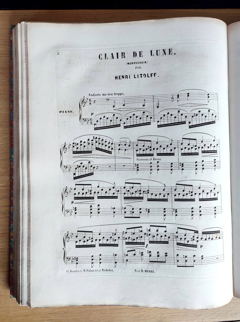 Oeuvres pour piano (recueil de partitions)