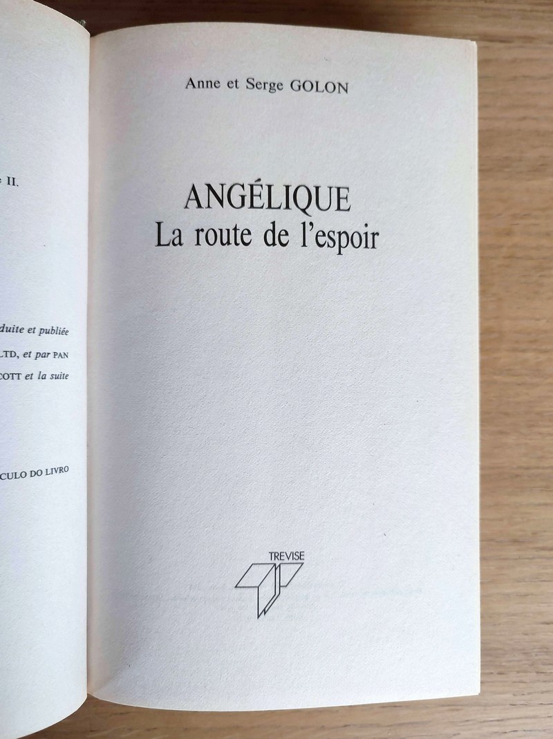 Angélique et la route de l'espoir