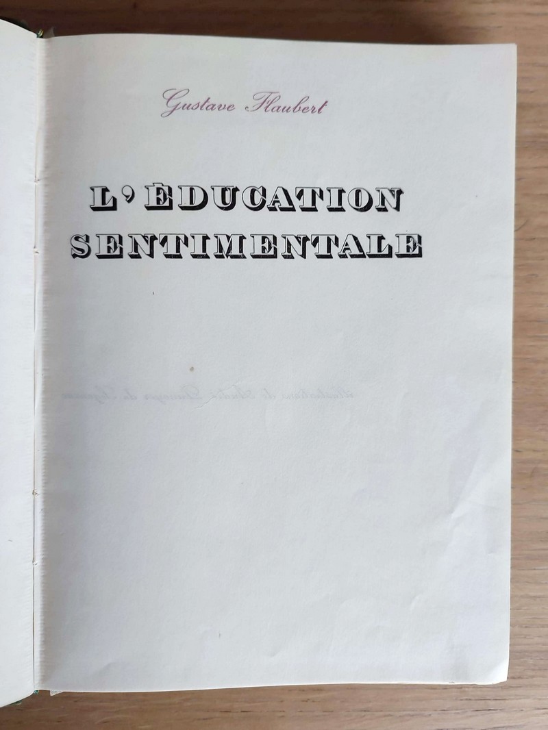 L'éducation sentimentale