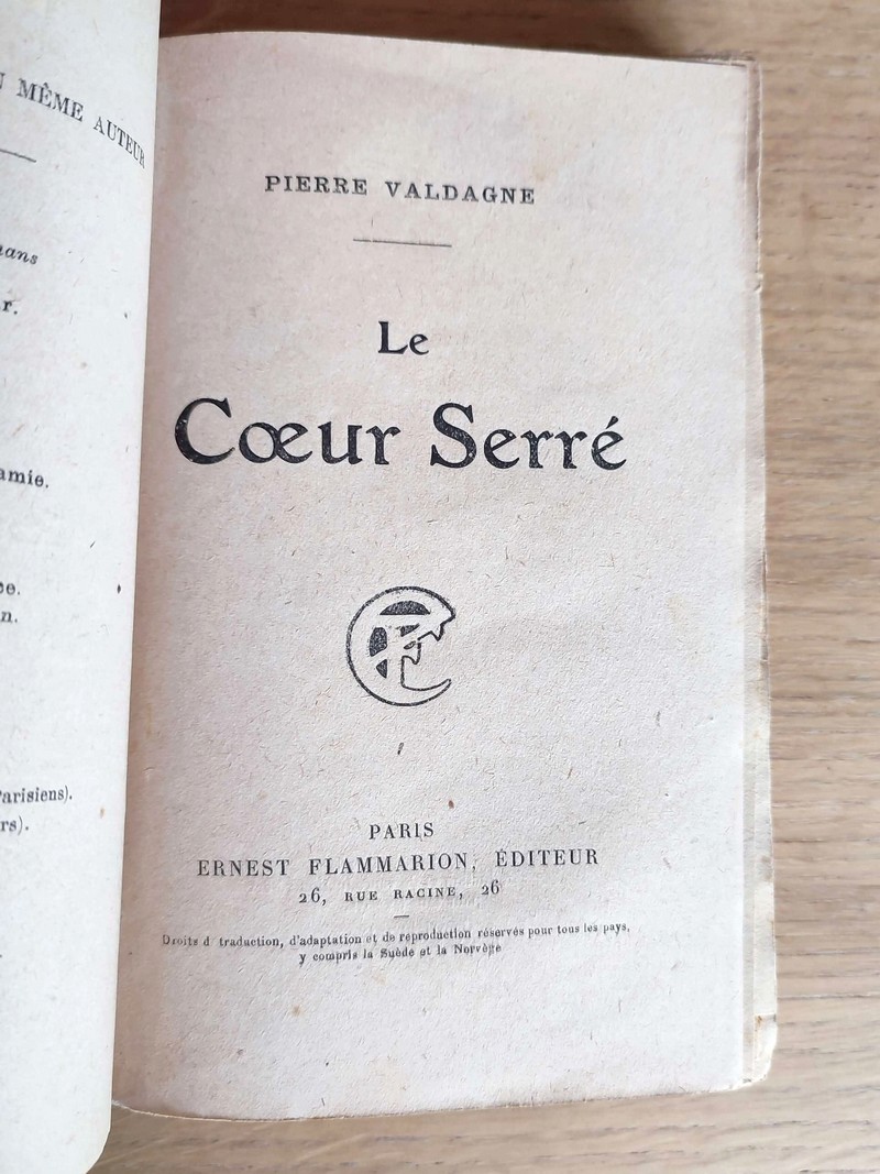 Le coeur serré