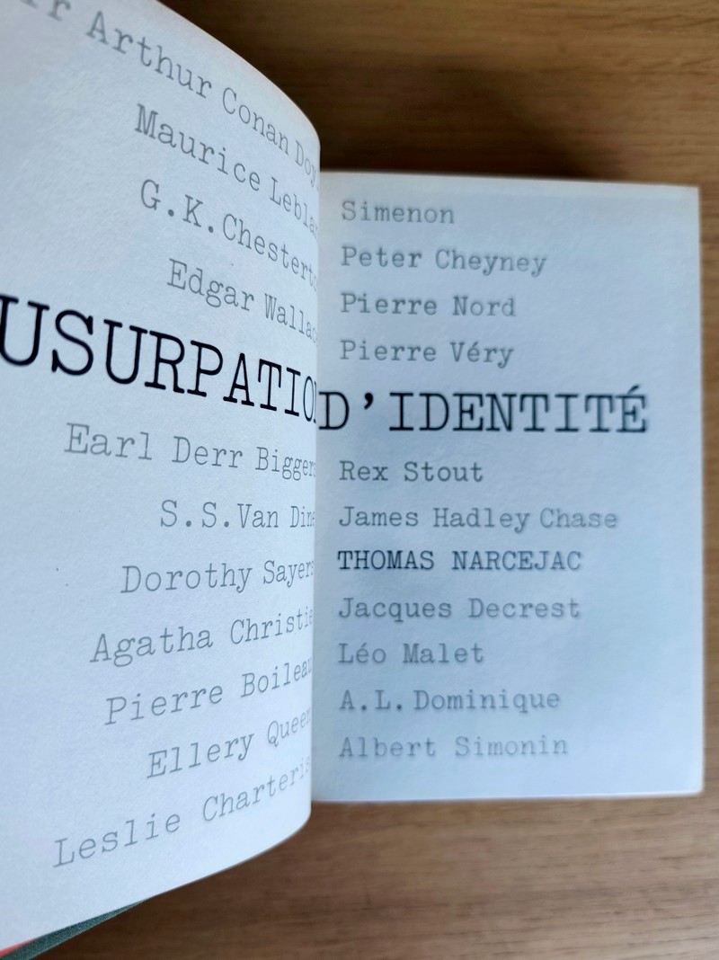 Usurpation d'identité