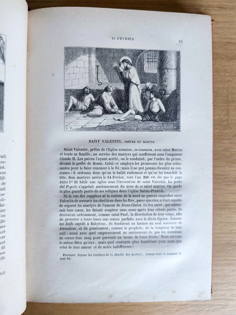 Vie des Saints pour tous les jours de l'année avec une pratique de piété pour chaque jour