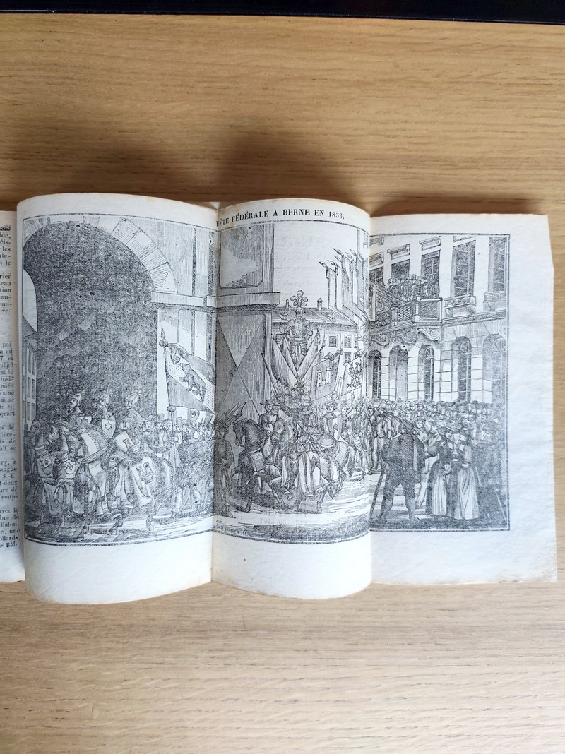 Le Véritable Messager Boiteux de Berne et Vevey, pour l'An de grâce 1854. Almanach historique. 109e année
