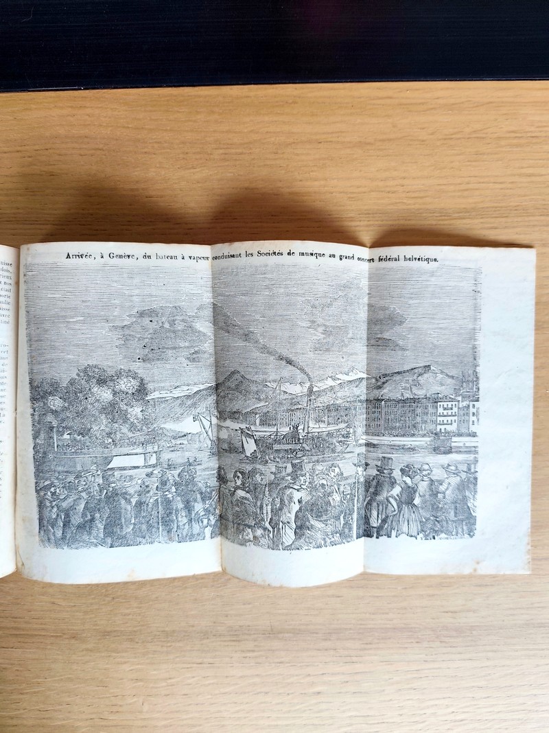 Le Véritable Messager Boiteux de Berne et Vevey, pour l'An de grâce 1857. Almanach historique. 112e année