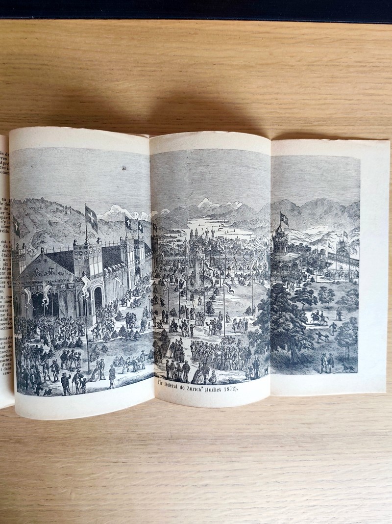 Le Véritable Messager Boiteux de Berne et Vevey, pour l'An de grâce 1873. Almanach historique. 166e année