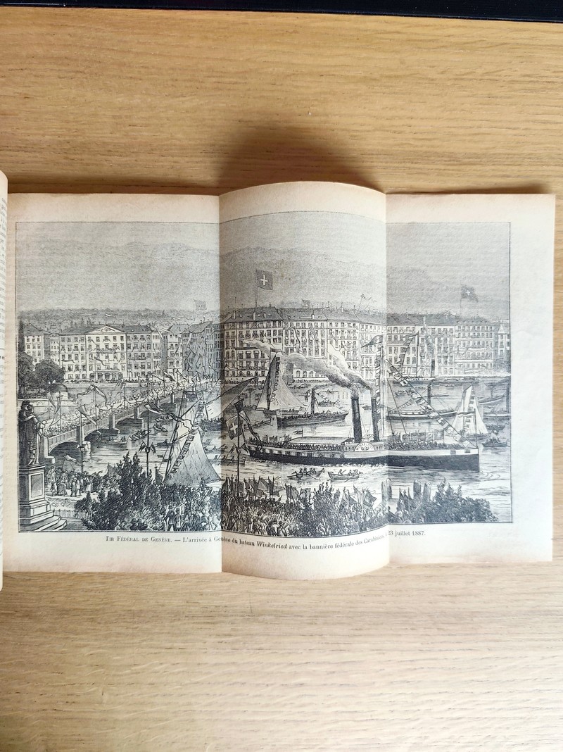 Le Véritable Messager Boiteux de Berne et Vevey, pour l'An de grâce 1888. Almanach historique. 181e année