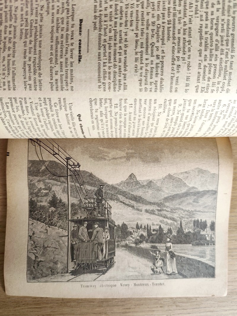 Le Véritable Messager Boiteux de Berne et Vevey, pour l'An de grâce 1889. Almanach historique. 182e année
