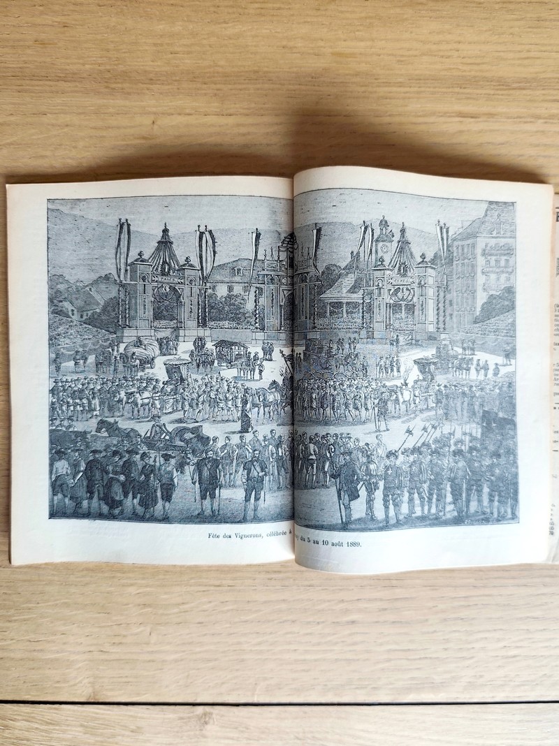 Le Véritable Messager Boiteux de Berne et Vevey, pour l'An de grâce 1890. Almanach historique. 183e année