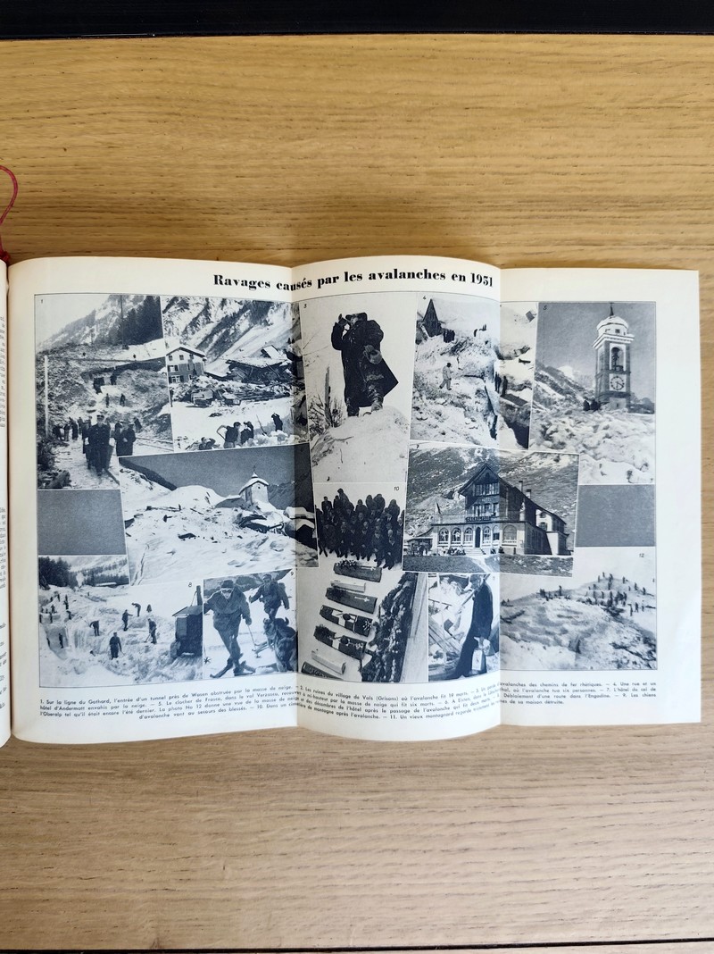 Le Véritable Messager Boiteux de Berne et Vevey, pour l'An de grâce 1952. Almanach historique. 245e année