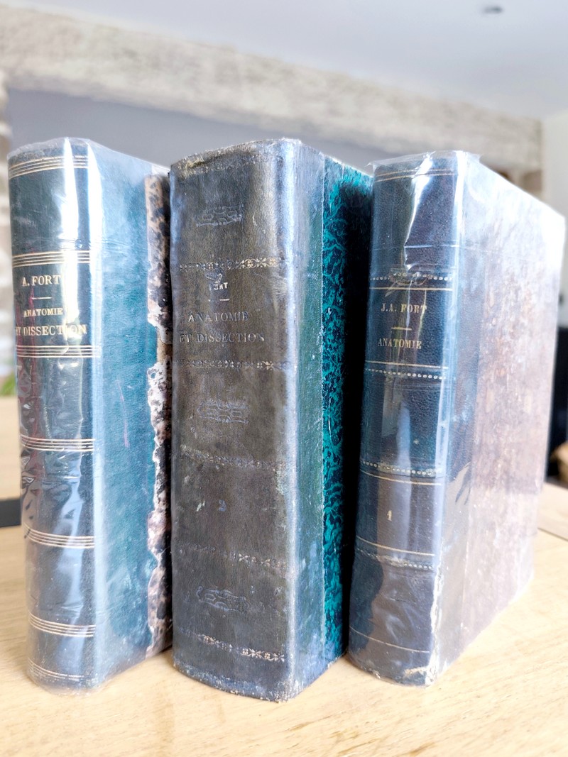 Anatomie descriptive et dissection (3 volumes) contenant un précis d'embryologie, la structure...