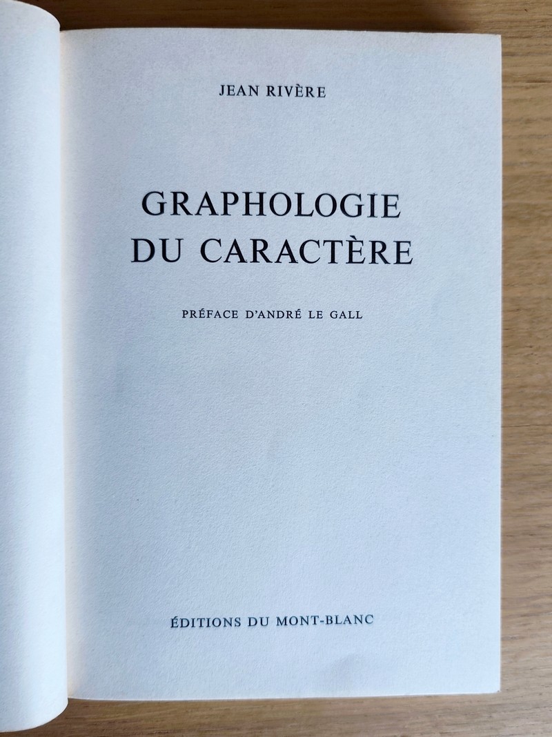 Graphologie du caractère