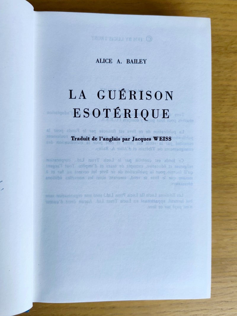 La guérison ésotérique