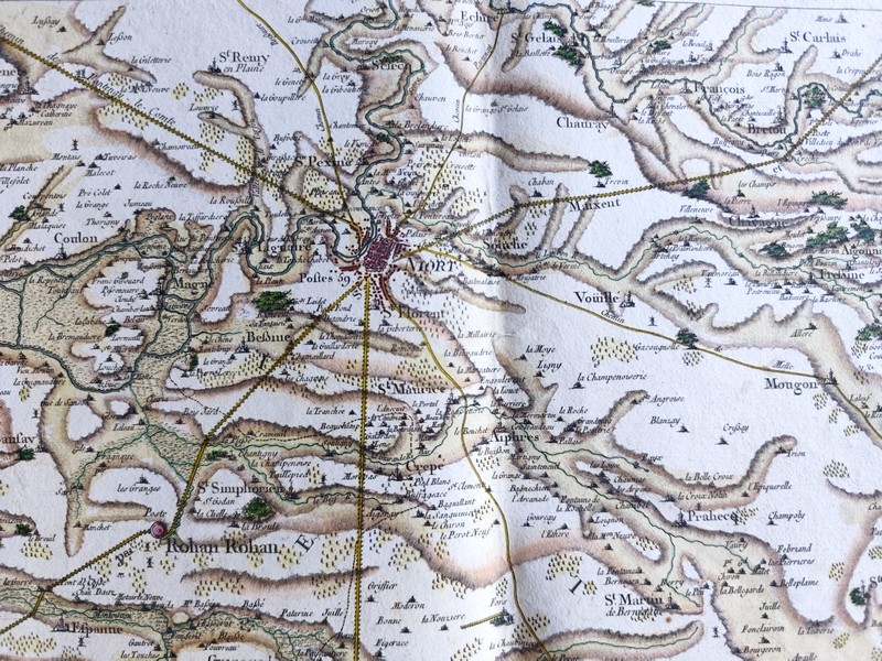 Carte de l'Académie dite de Cassini N° 101 La Rochelle