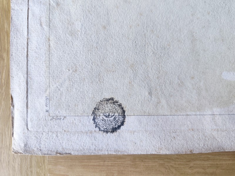 Carte de l'Académie dite de Cassini N° 132 Les Sables d'Olonne
